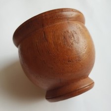 English Oak wooden pot bowl