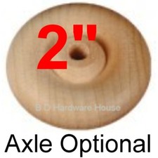 2" Wood Wheels - Select 4 to