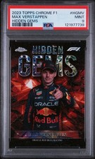2023 Topps Chrome F1 Max Verstappen Hidden Gems SSP #HGMV PSA 9 Mint