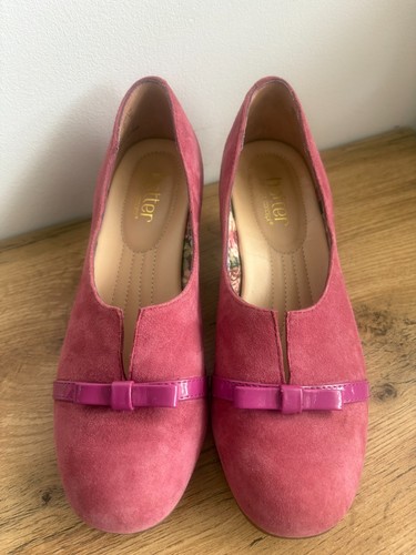Hotter antoinette pink suede - antoinette,