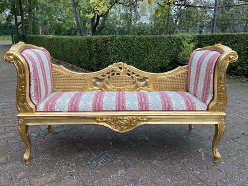 Sofa french louis xvi gilded - french,