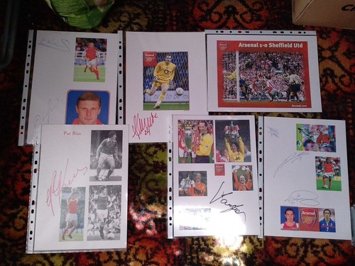 Signed original arsenal - signed,