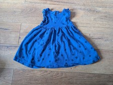 Baby Girls Blue Polka Dot