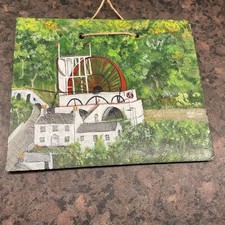 Vintage Hand Painted Slate