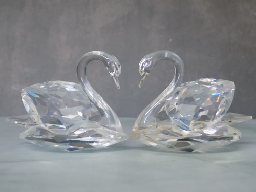Swarovski crystal swans love - 2,