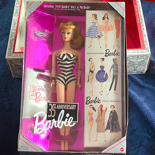 Mattel 35th anniversary barbie - mattel,