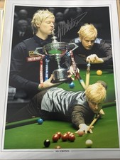 Neil Robertson Signed 16x12
