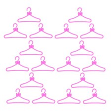  50 Pcs Dolls Clothing Hanger