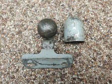 Vintage 50mm Ball Tow Bar Hitch Mount + Cover