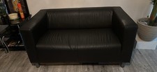 Black Leather Sofa