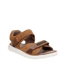 Clarks Men's Unwilmore Sun Quarter Strap Sandal Tan Nubuck 26124261