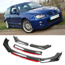 For MG ZR TF ZS MG3 Carbon Front Bumper Lip Splitter Spoiler Lower Chin Body Kit