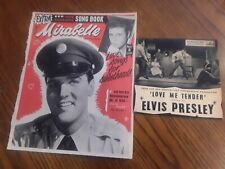 ELVIS PRESLEY, LOVE ME TENDER, VERY RARE , RECORD, & POSTER