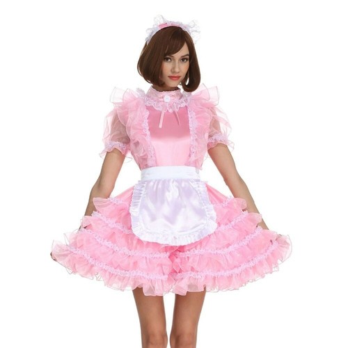 Sissy girl maid high necked - girl,