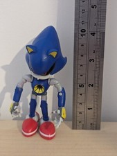 Sonic the Hedgehog Bendable Metal Sonic Figure - Jakks 4.5" - VGC, Fast Postage!