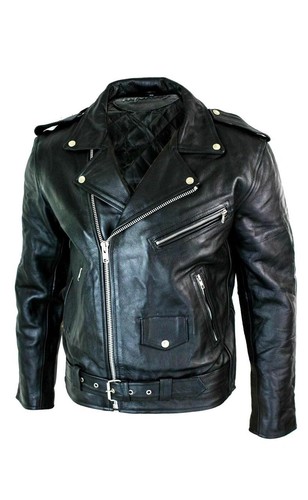 Men motorcycle leather - men's,