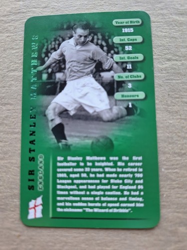 Stanley matthews england top - matthews, -top