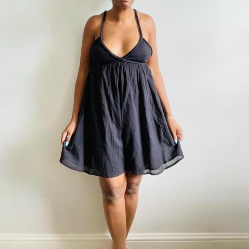 Zara black playsuit with - with, woven