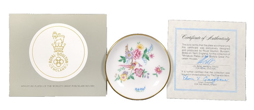 Franklin mint miniature - franklin, plates