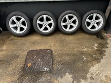 Genuine Audi A3 A4 A6 Q3 Q5 5 Spoke 18 Inch Alloys Wheels  80A601025BE