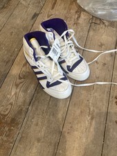 adidas Attitude High Men’s Size 8.5 Purple / White & Yellow