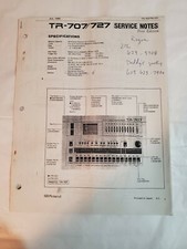 Roland TR-707 TR-727 Service