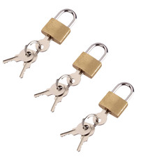 20mm small padlock - small, brass