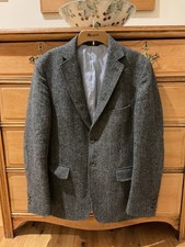 Boden dark grey herringbone