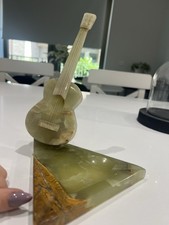 Unique Onyx Guitar Shaped Desk Decor Guitar Ornament