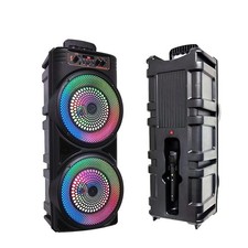 Portable Bluetooth Speaker Sub Woofer Heavy Bass Sound System Pub DJ Party Music