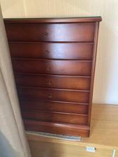 Antique Mahogany Wooden Music Sheet Cabinet / Filing Paper Drawers c.1930 Offers