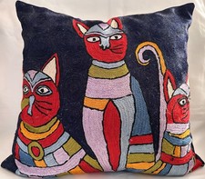 Embroidered Cushion Cover 18"