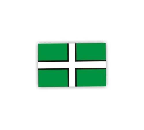 Mini devon flag sticker decal - devon,