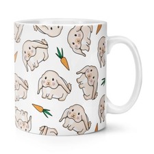 Bunny Rabbit Pattern 10oz Mug