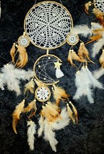 Dream catchers with feathers-