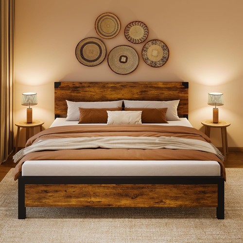 King bed frame wood - king,