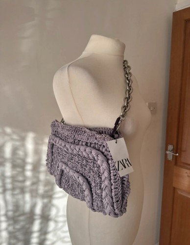Zara lilac straw effect - zara,