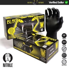 Black mamba gloves - black, workshop