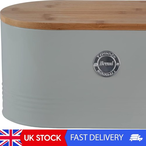 Living grey bread bin - living,