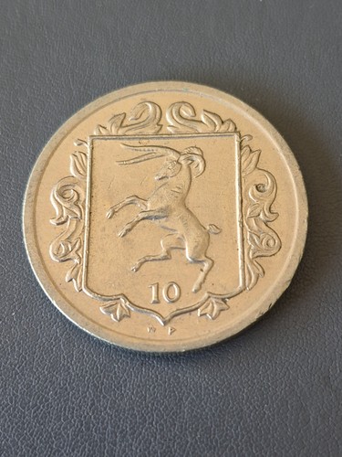 Isle man ten - man, coin