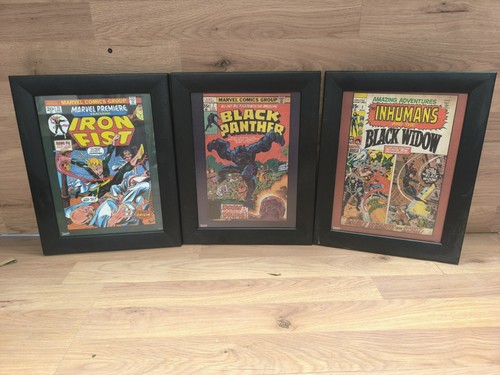 Set framed marvel comic - framed,
