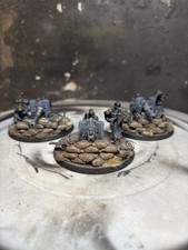 3 KRIEG HEAVY WEAPON TEAMS IMPERIAL GUARD ASTRA MILITARUM WARHAMMER 40K PAINTED