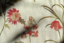 Botanical Coral - Fryetts Fabrics - fabric remnants