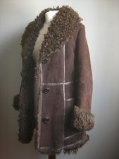 GENUINE SHEEPSKIN SHEARLING COAT 8 jacobs wool Penny Lane SCOTLAND ANTARTEX