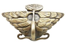 Vintage Solid Brass Austin Winged Steering Wheel Car Radiator Badge Ornament