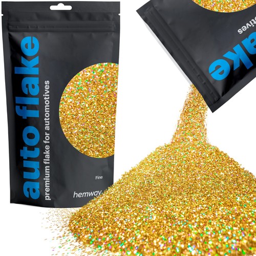 Hemway gold holographic metal - gold,