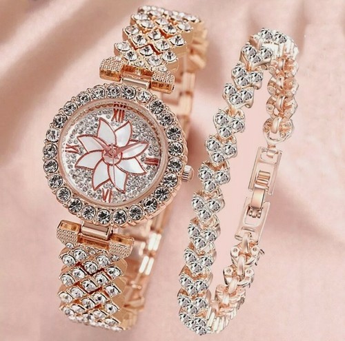 Womens ladys bling - bling, watch