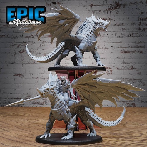 Armored dragon rider d - dragon, &