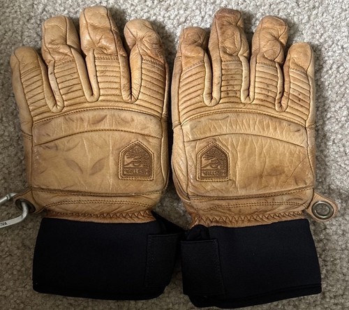 Hestra size leather gloves - hestra, 9