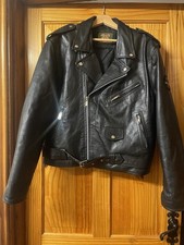 Vintage Bashir Guinness Biker Jacket 44